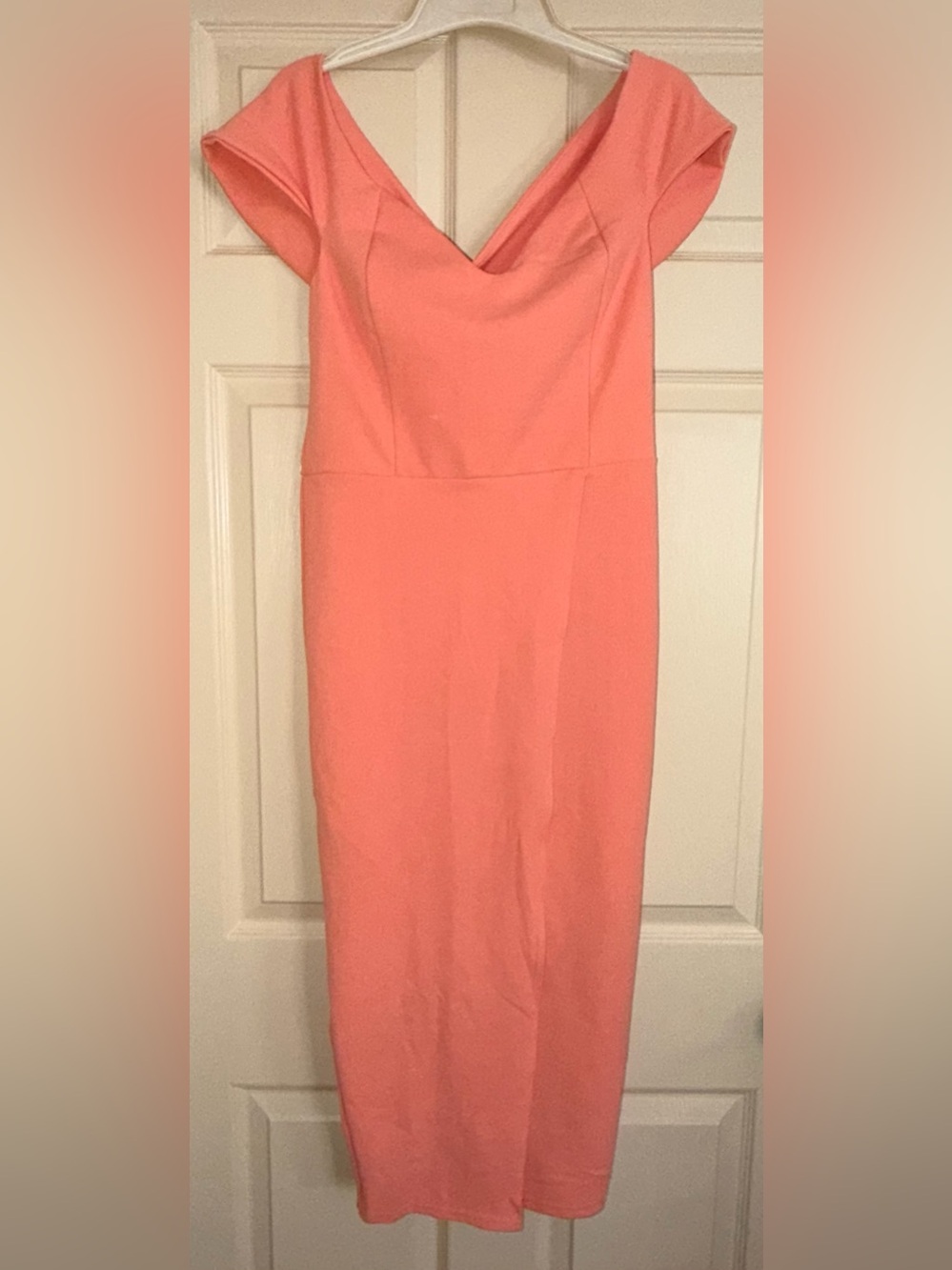 Coral Sheath Dress